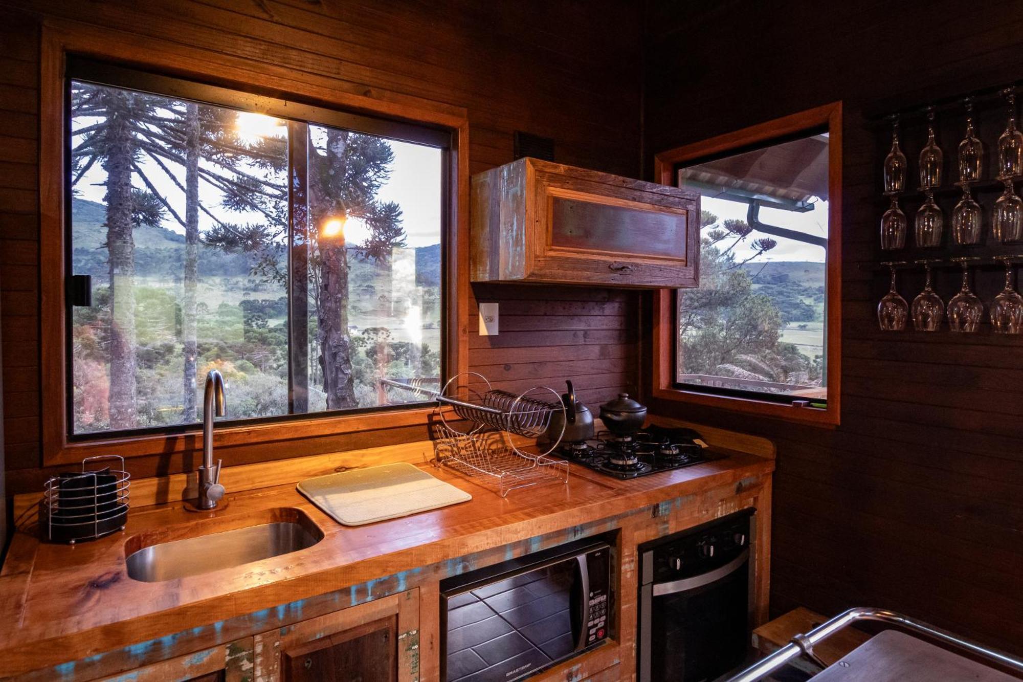 Casas Rainha Da Serra 02 Dorm Casal E Cozinha Урубиси Экстерьер фото